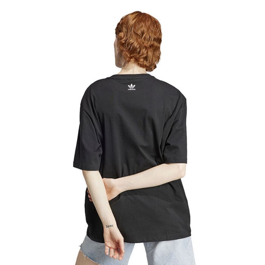 Women adidas Originals Tops | Women'S Embroidered Trefoil Logo T-Shirt