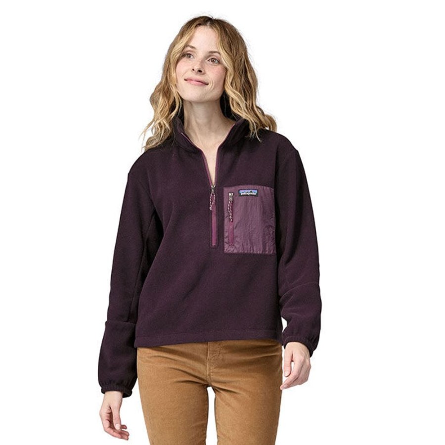 Women Patagonia Sweatshirts & Hoodies | Women'S Microdini 1/2-Zip Fleece Pullover Top