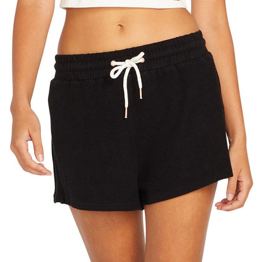 Women Volcom Shorts | Women'S Lived In Lounge Fleece Short