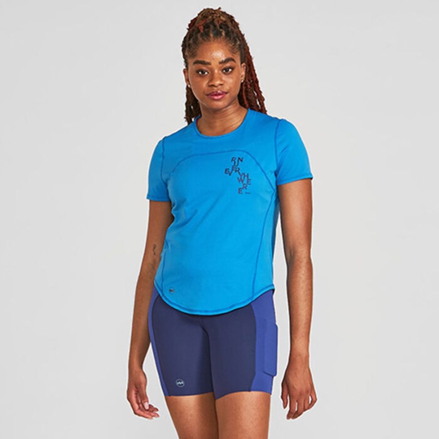 Women Janji Tops | Women'S Helio Light Tech Top