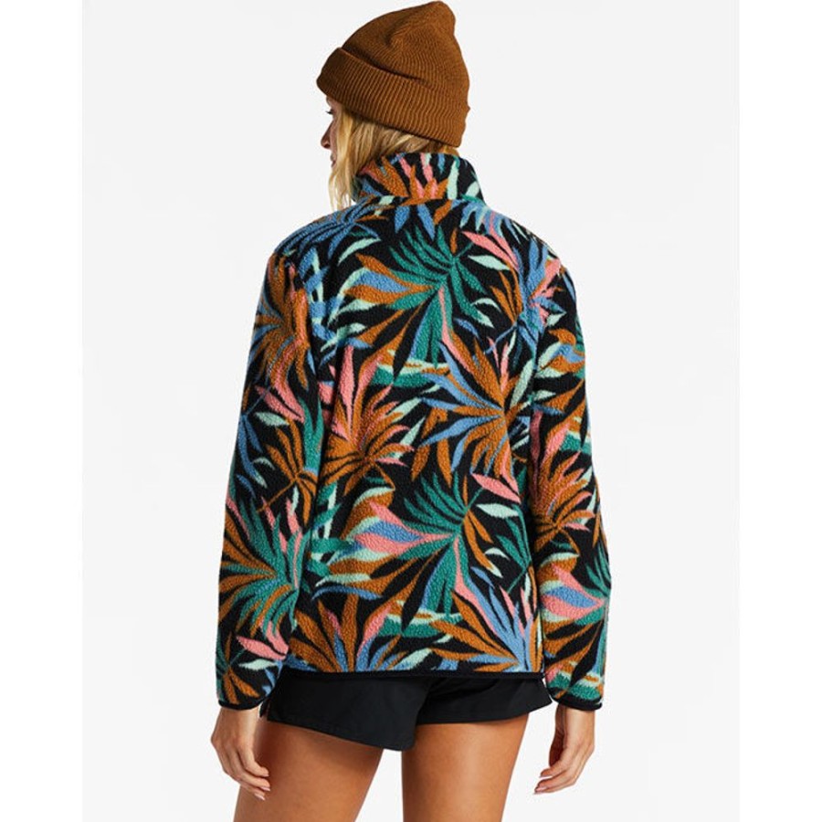 Women Billabong Sweatshirts & Hoodies | Women'S A/Div Boundary Mock 3 Half-Zip Top