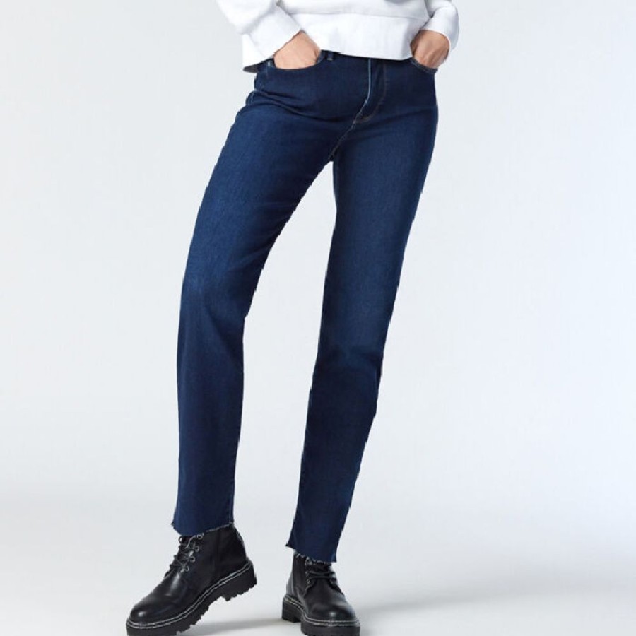 Women Mavi Pants | Women'S Paris Crop Straight Jean