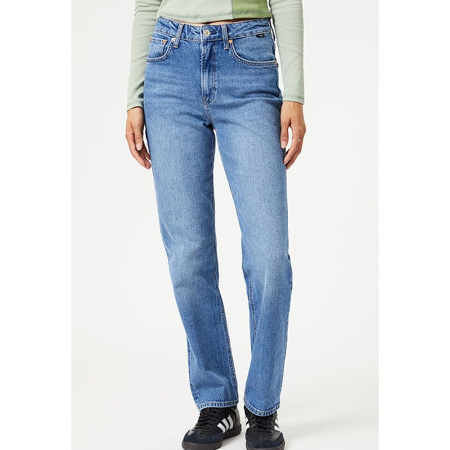 Women Mavi Pants | Women'S New York Straight Leg Jean