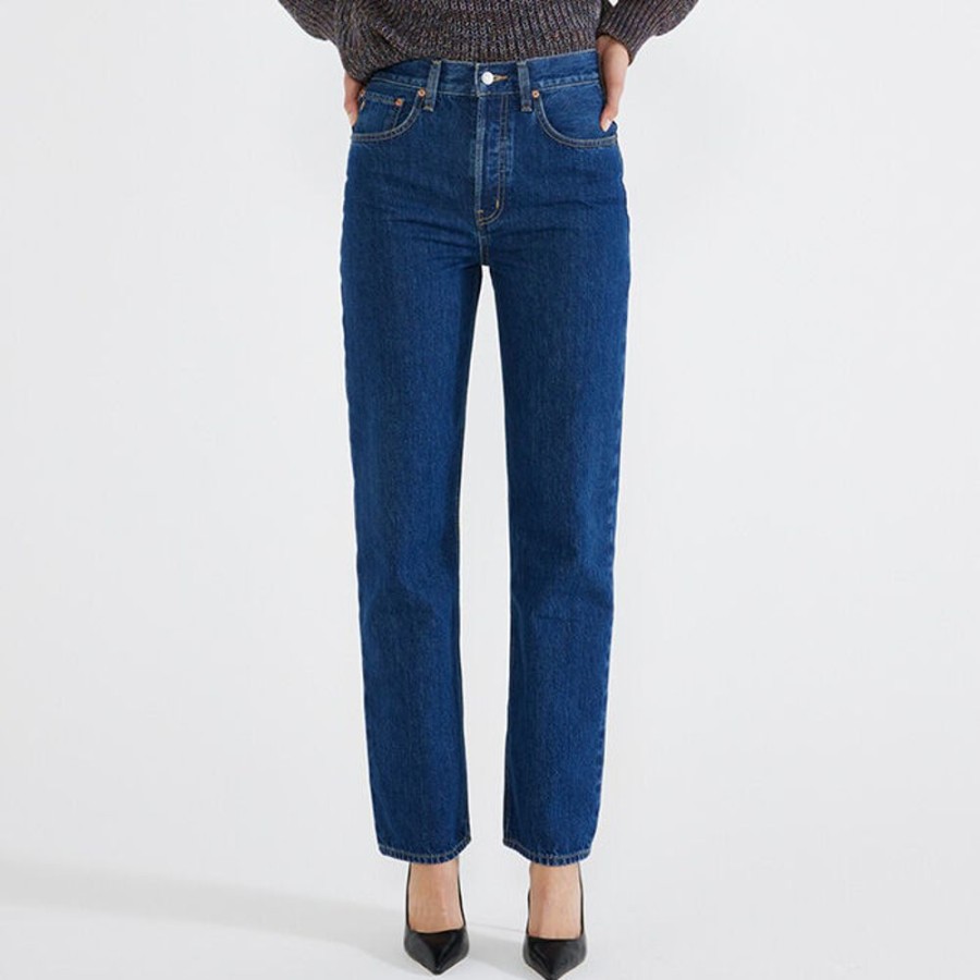 Women ETICA Denim Denim | Women'S Carine High Waist Straight Jean