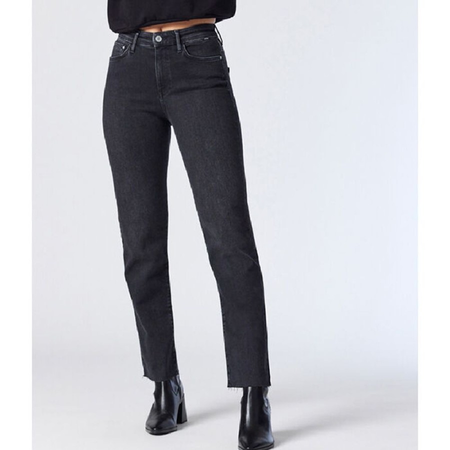 Women Mavi Denim | Women'S Paris Crop Straight Jean