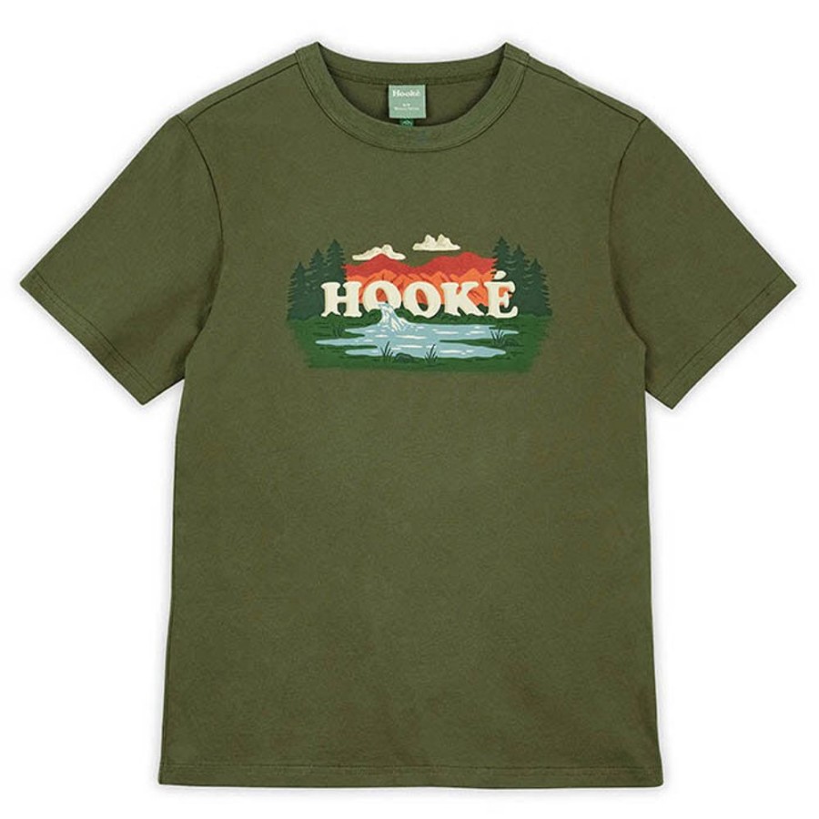 Women Hooké Tops | Women'S Landscape Short Sleeve T-Shirt