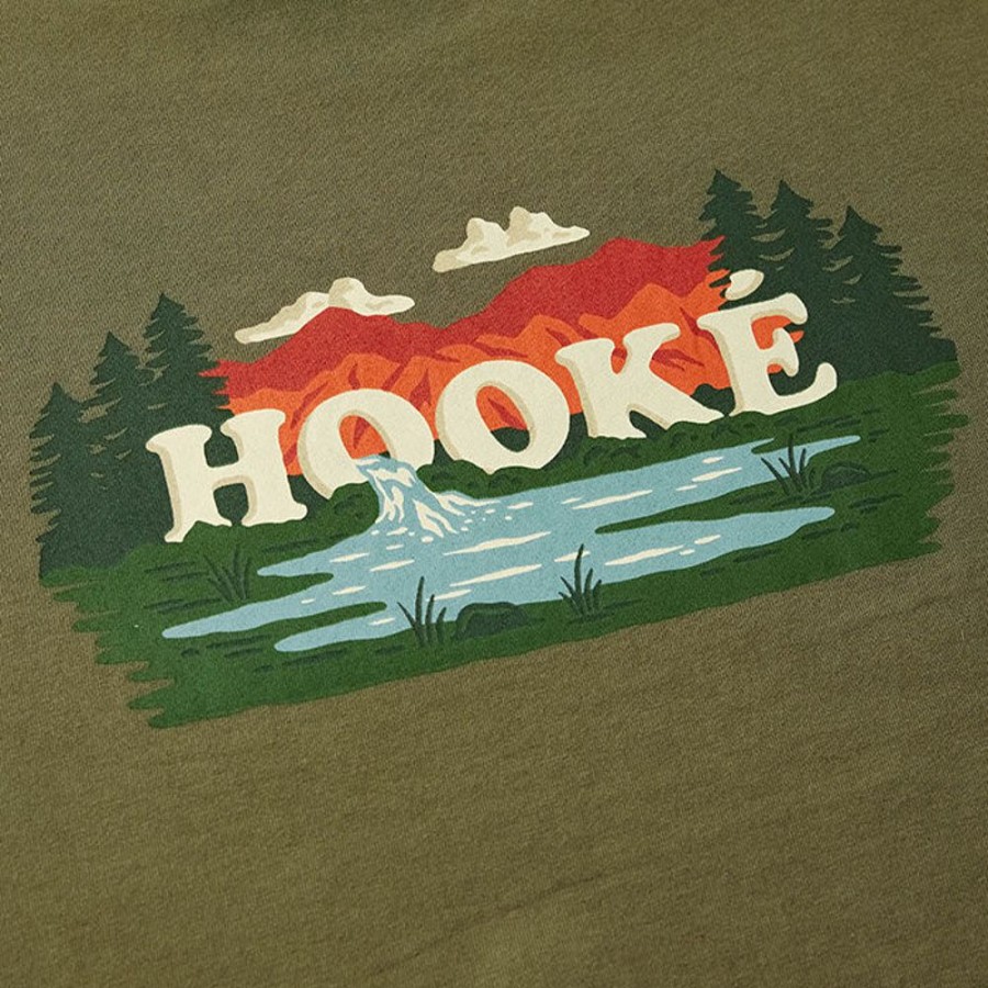 Women Hooké Tops | Women'S Landscape Short Sleeve T-Shirt