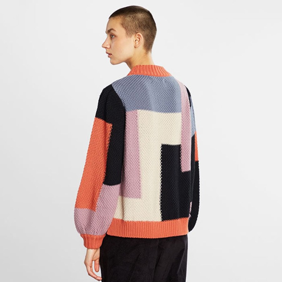 Women DEDICATED Sweaters | Women'S Rutbo Blocks Sweater