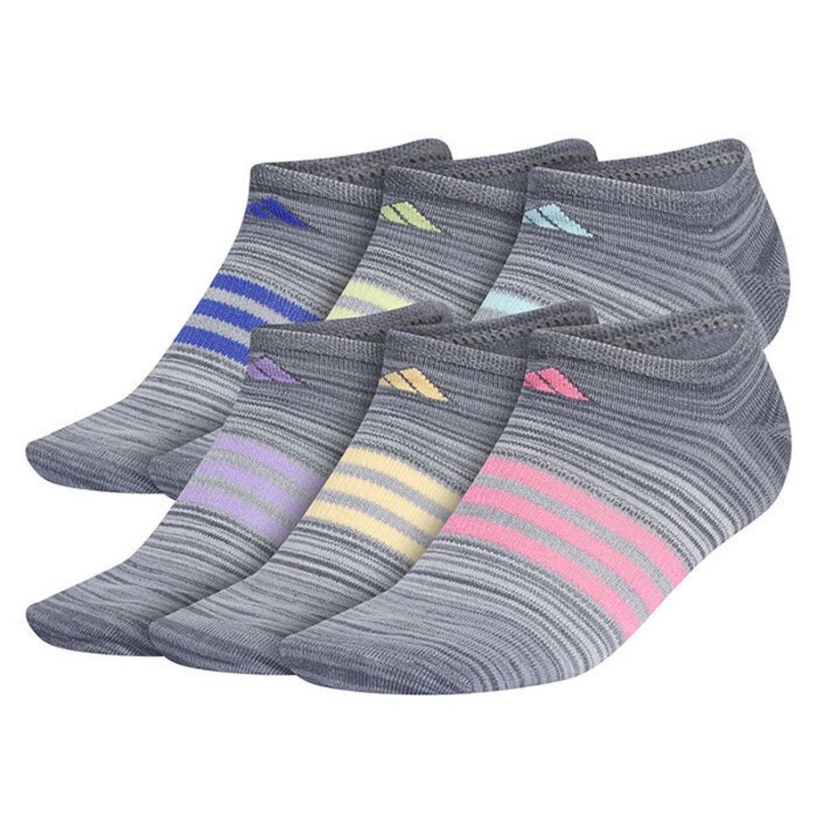 Women adidas Socks | Women'S Superlite Ombre No-Show Sock (6 Pack)