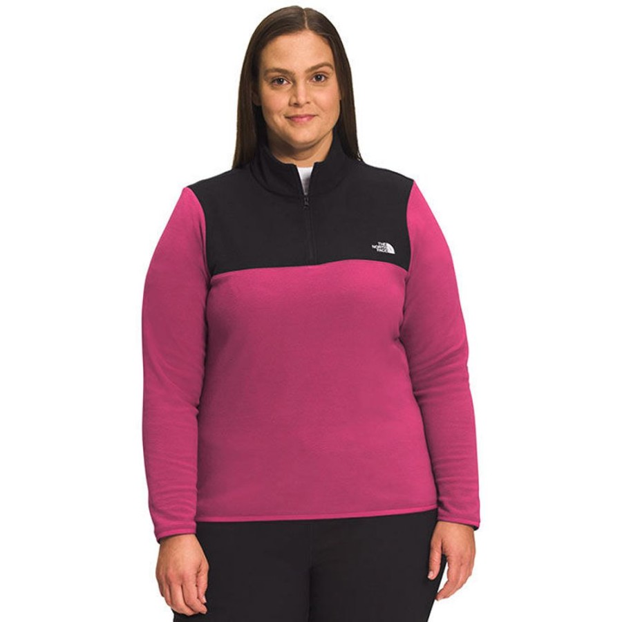 Women The North Face Sweatshirts & Hoodies | Women'S Tka Glacier 1/4-Zip Top (Plus Size)