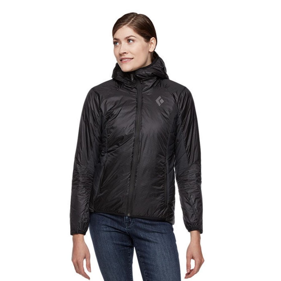 Women Black Diamond Coats & Jackets | Women'S Vision Hybrid Hoody Jacket