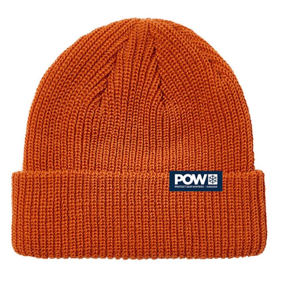 Women POW Winter Accessories | Unisex Classic Logo Beanie