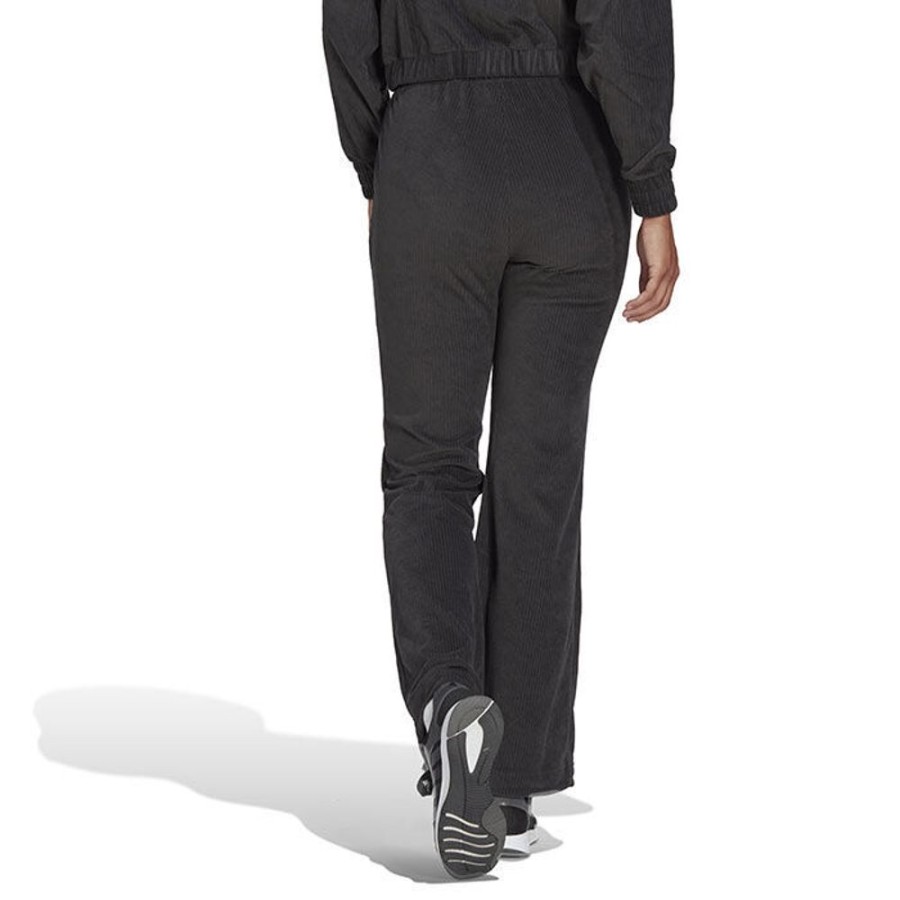 Women adidas Pants | Women'S Hyperglam Rib Velour Flared Pant