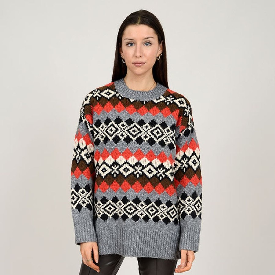 Women Oak & Ivy Sweaters | Women'S Chalet Crew Sweater