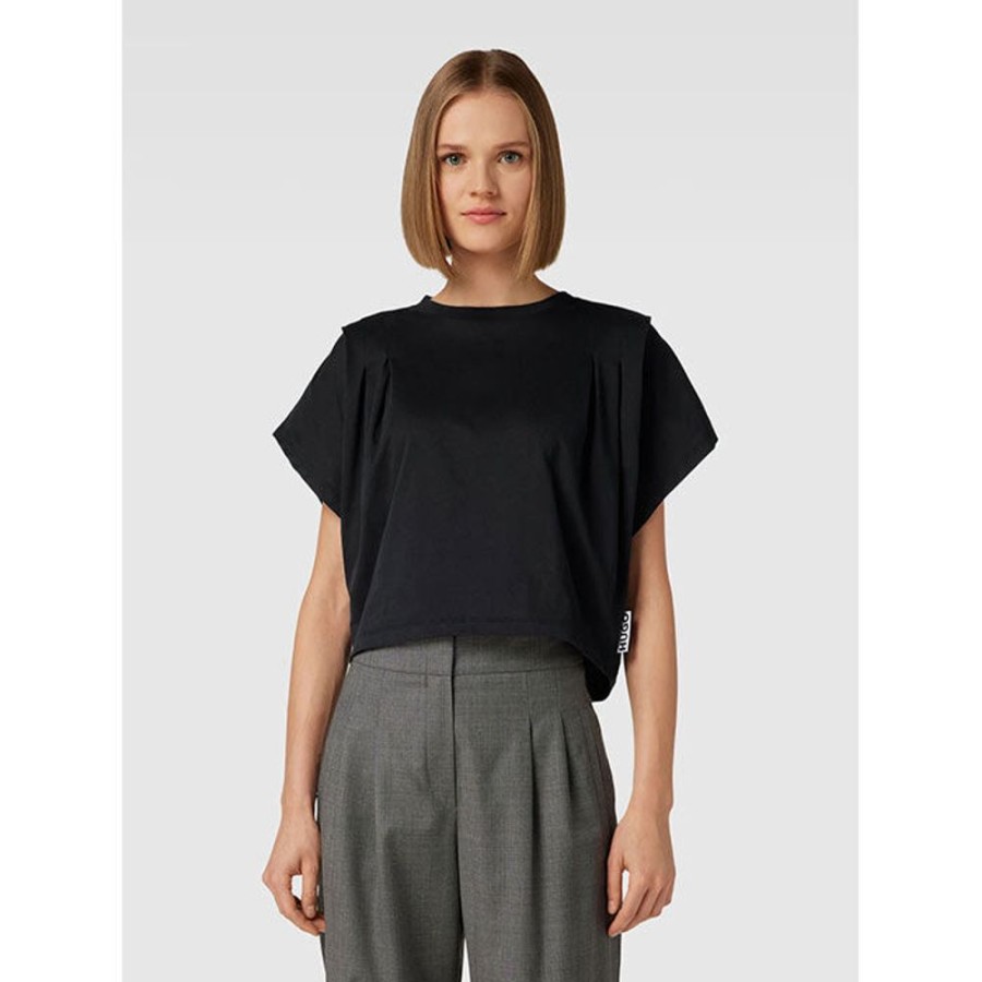 Women HUGO Tops | Women'S Delevis Cropped T-Shirt