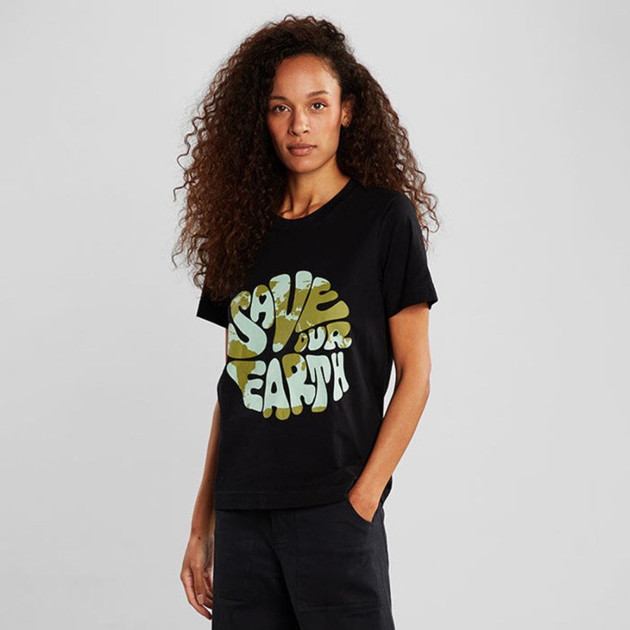 Women DEDICATED Tops | Women'S Mysen Save Earth T-Shirt