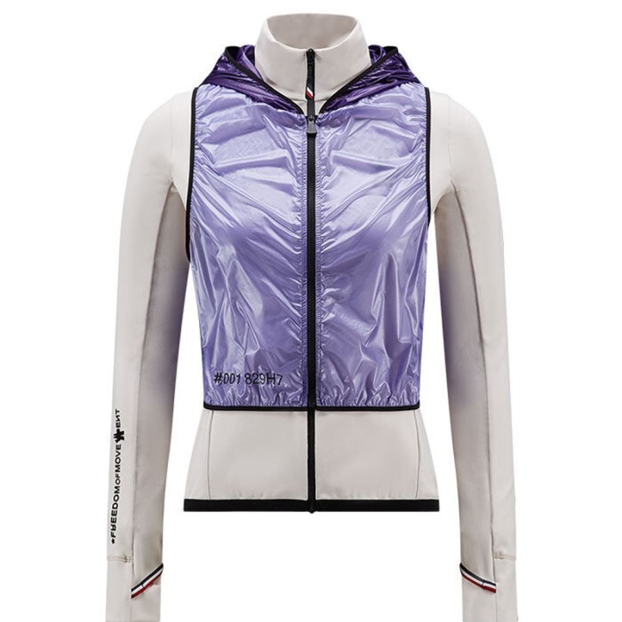 Women Moncler Grenoble Coats & Jackets | Women'S Zip-Up Sweatshirt With Vest