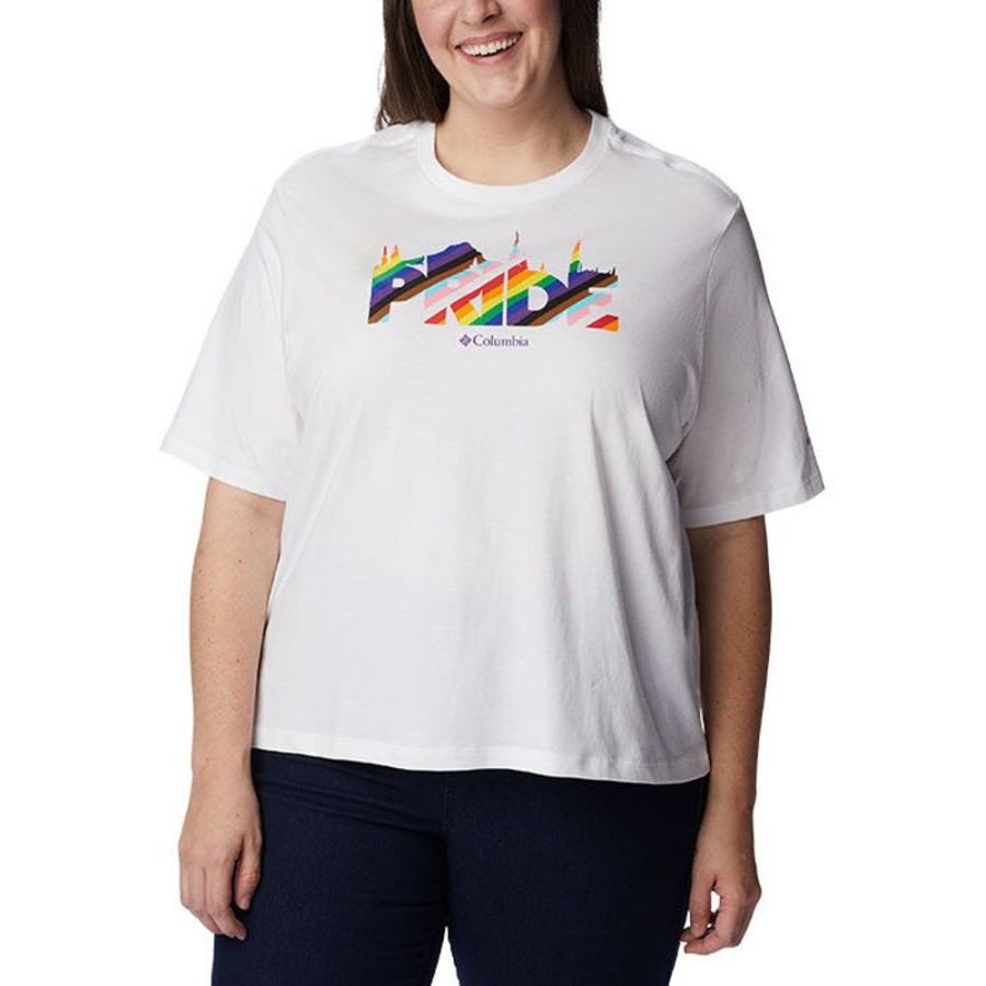 Women Columbia Tops | Women'S Wild Places? Pride T-Shirt (Plus Size)