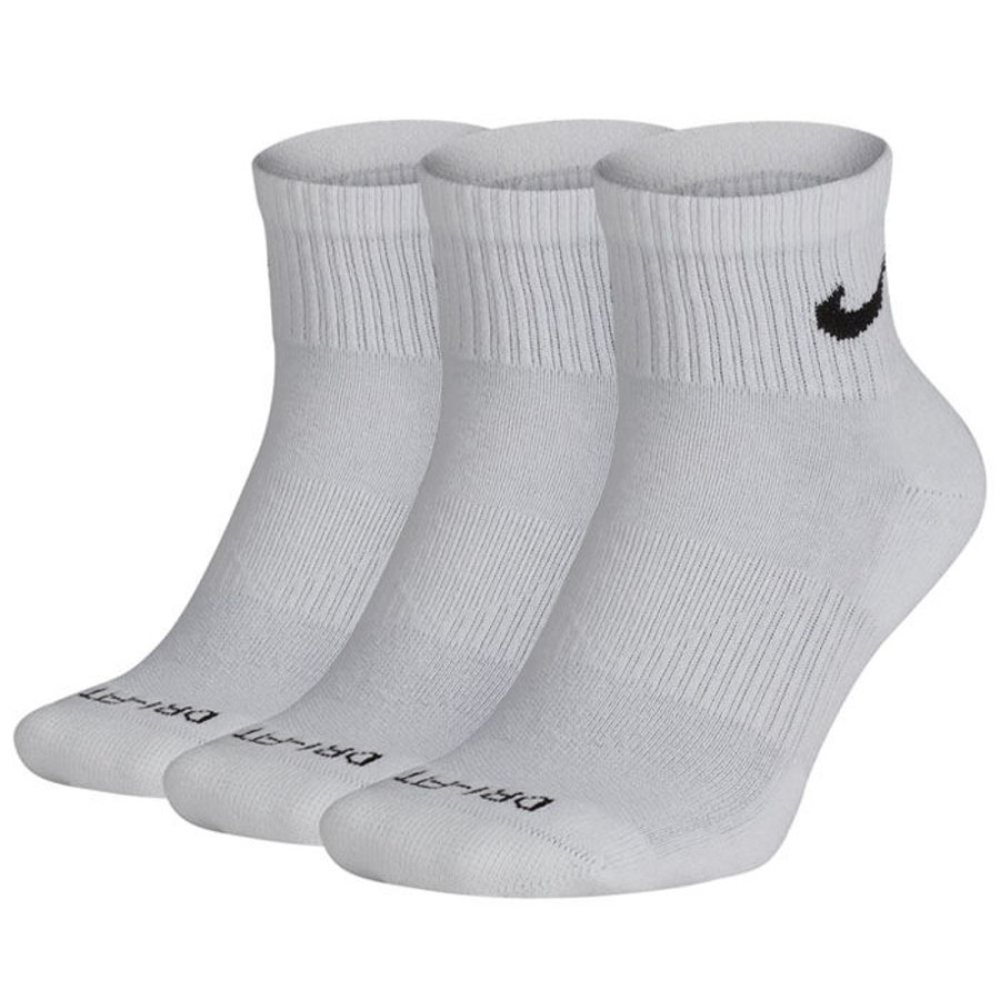 Women Nike Socks | Women'S Dri-Fit? Cushion Quarter Sock (3 Pack)