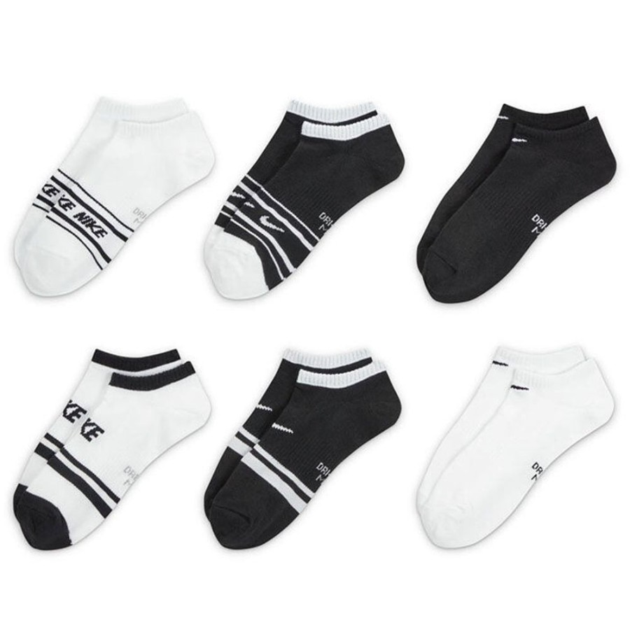 Women Nike Socks | Women'S Everyday Lightweight No-Show Sock (6 Pack)