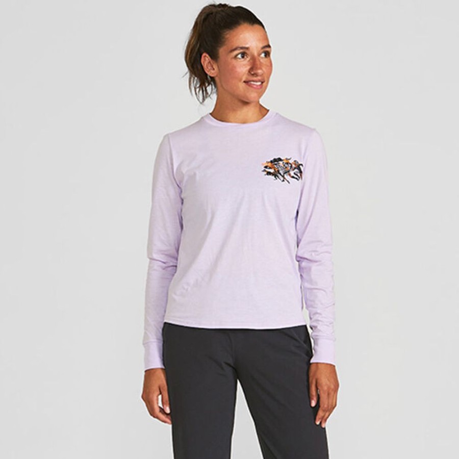 Women Janji Tops | Women'S Runterra Bio Long Sleeve T-Shirt