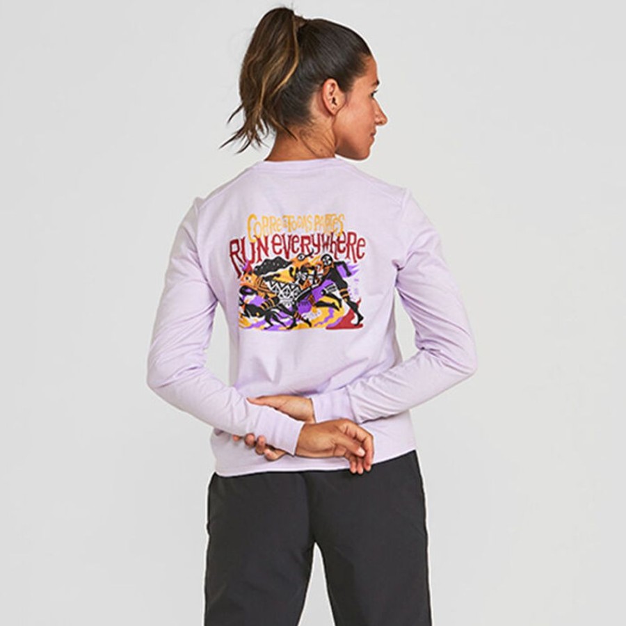 Women Janji Tops | Women'S Runterra Bio Long Sleeve T-Shirt