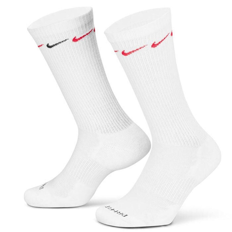 Women Nike Socks | Unisex Everyday Plus Cushioned Crew Sock (3 Pack)