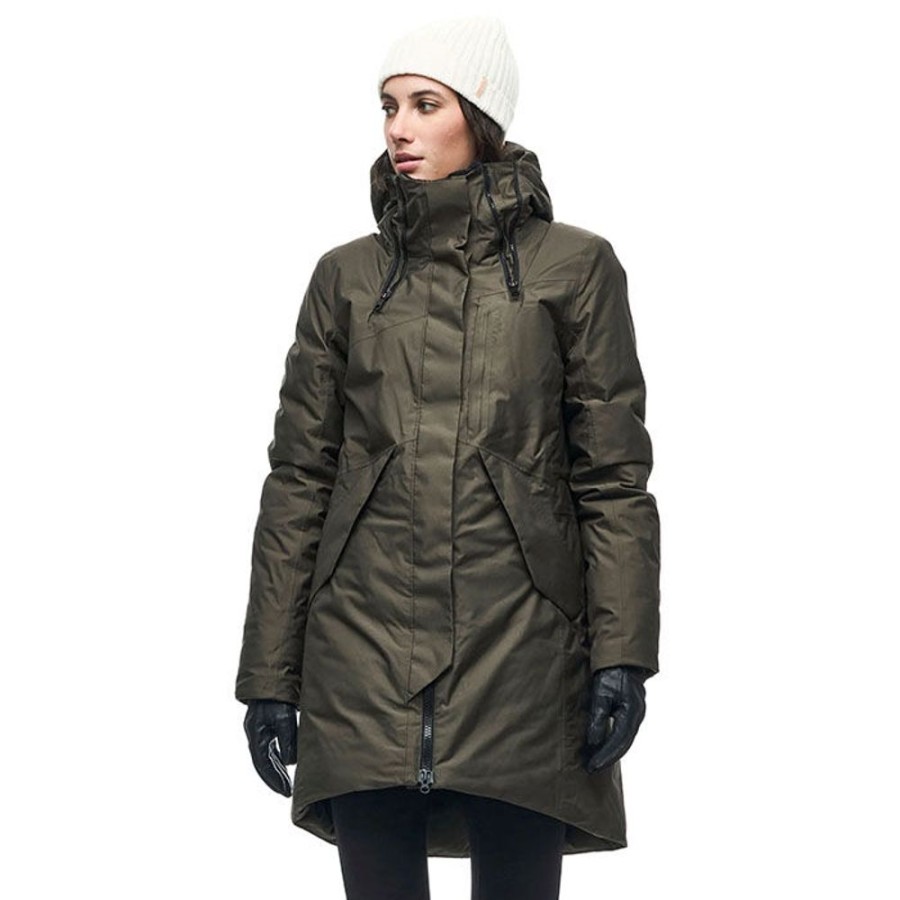 Women Indyeva Coats & Jackets | Women'S Touman Mid Coat