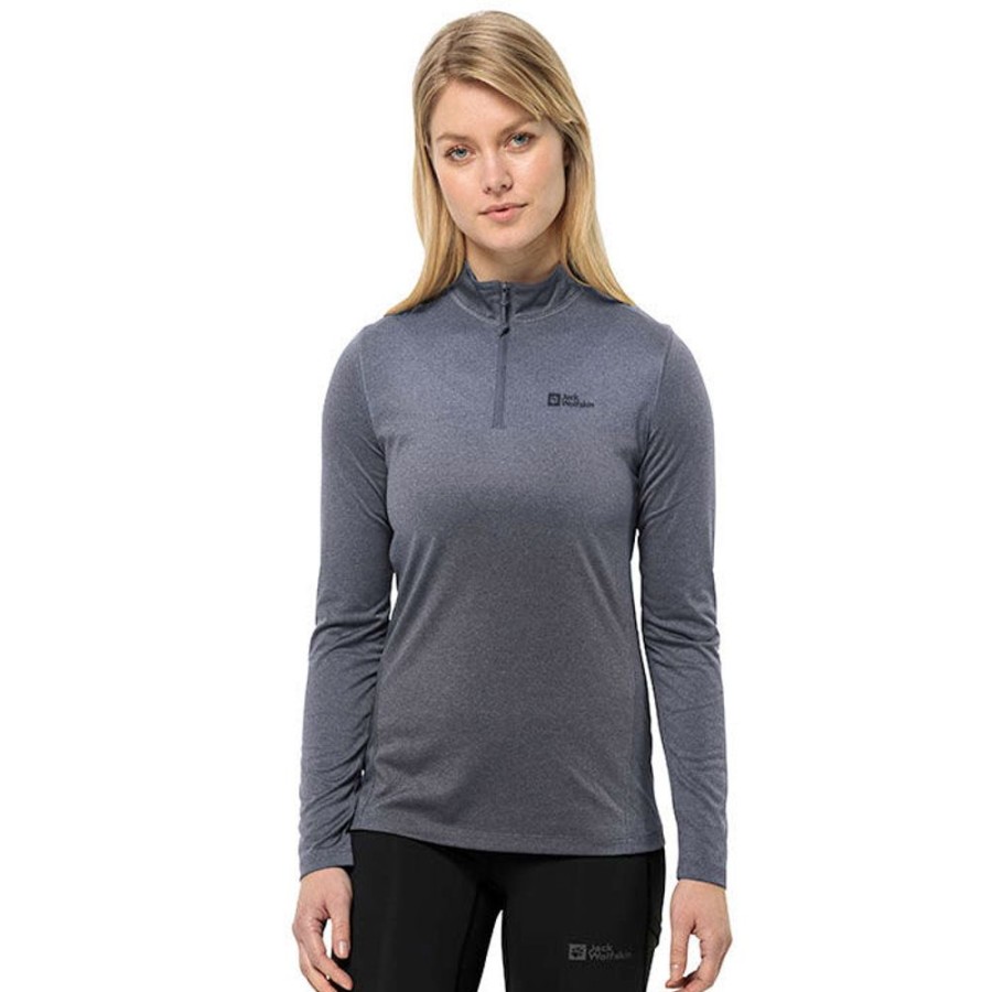 Women Jack Wolfskin Tops | Women'S Sky Thermal Half-Zip Top