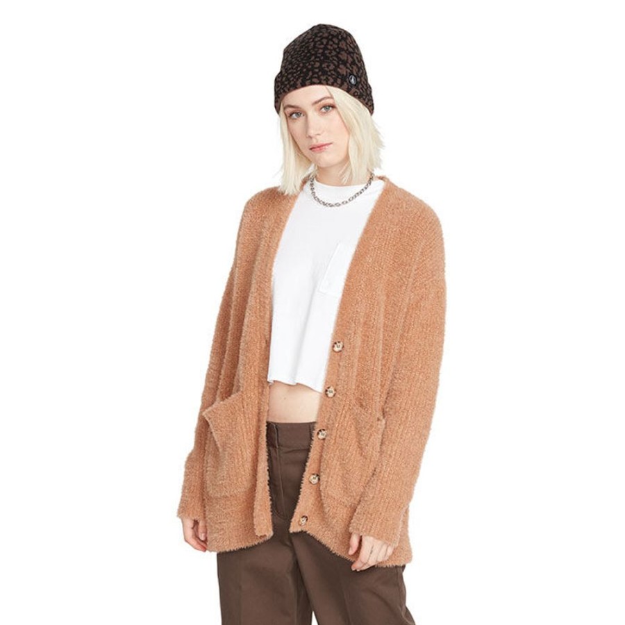 Women Volcom Sweaters | Women'S Stones Up Cardigan