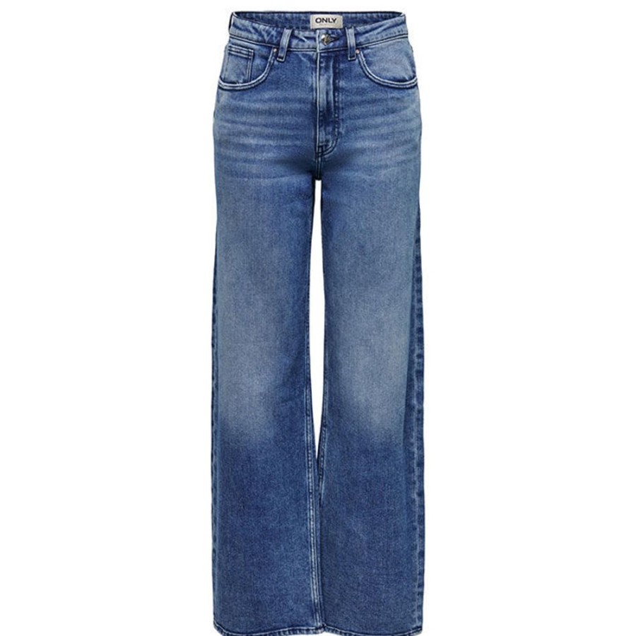 Women Only Denim | Women'S Wide Leg High Rise Jean