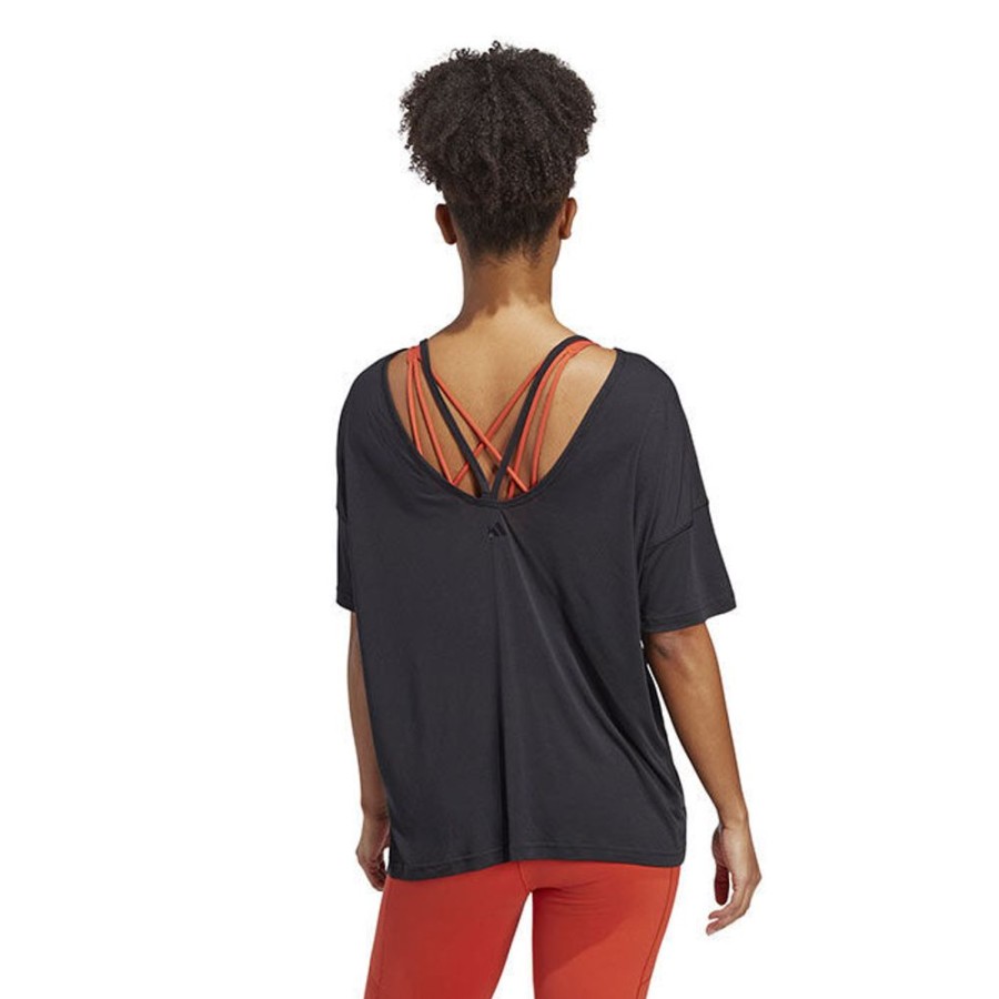 Women adidas Tops | Women'S Yoga Studio Oversized T-Shirt