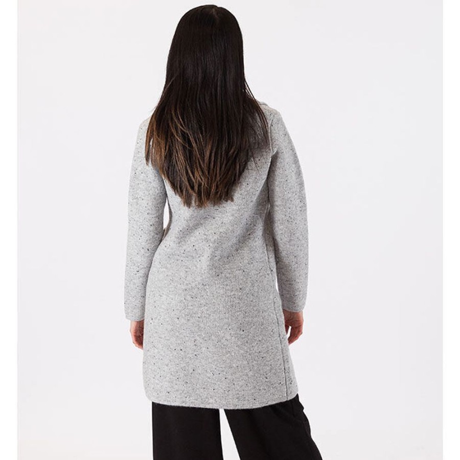 Women Lyla + Luxe Sweaters | Women'S Fiona Fleck Knit Coat