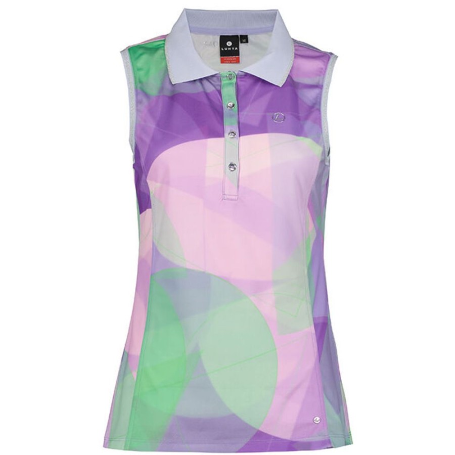 Women Luhta Tops | Women'S Kivisaari Sleeveless Polo