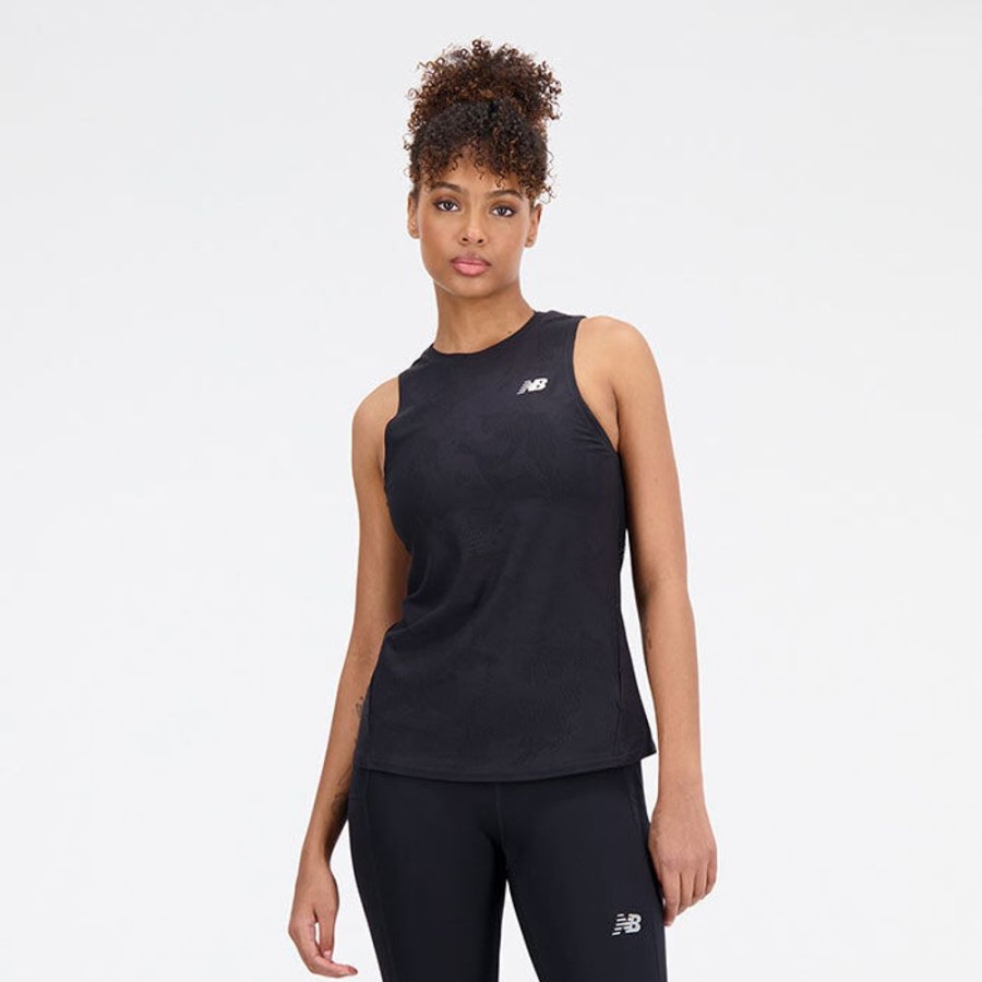 Women New Balance Tops | Women'S Q Speed Jacquard Tank Top