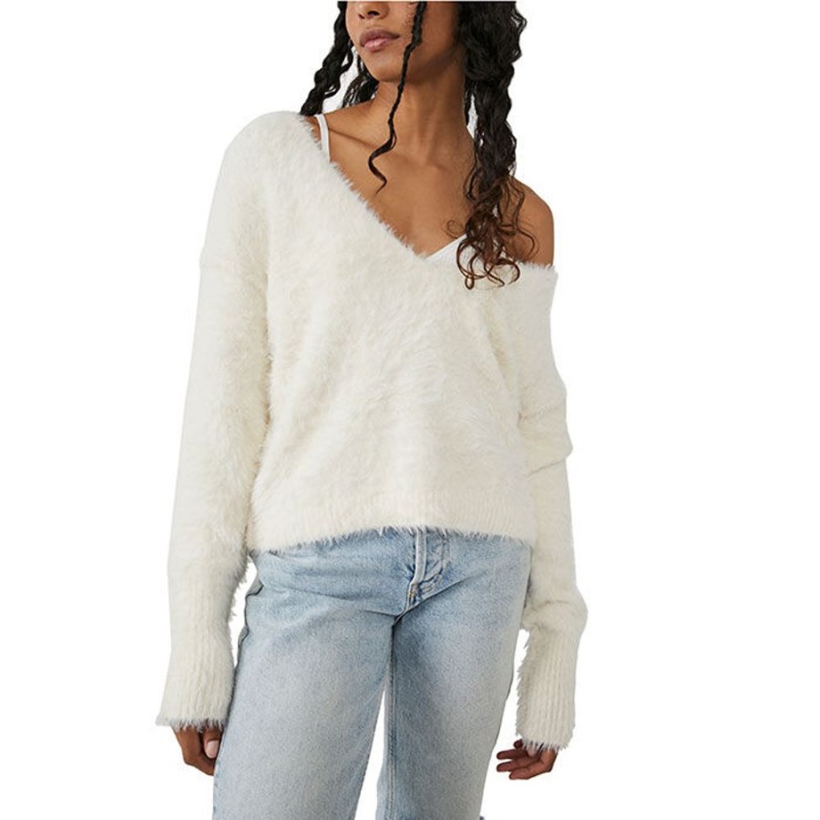 Women Free People Sweaters | Women'S Serendipity V-Neck Sweater