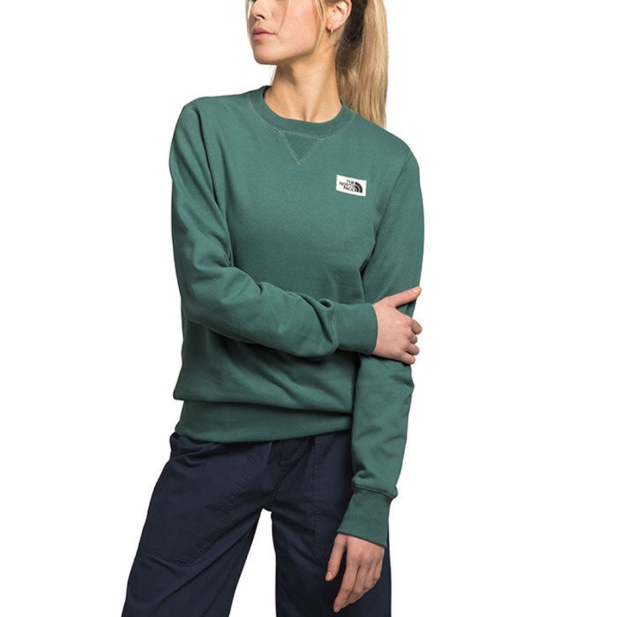 Women The North Face Sweatshirts & Hoodies | Women'S Heritage Patch Crew Sweatshirt