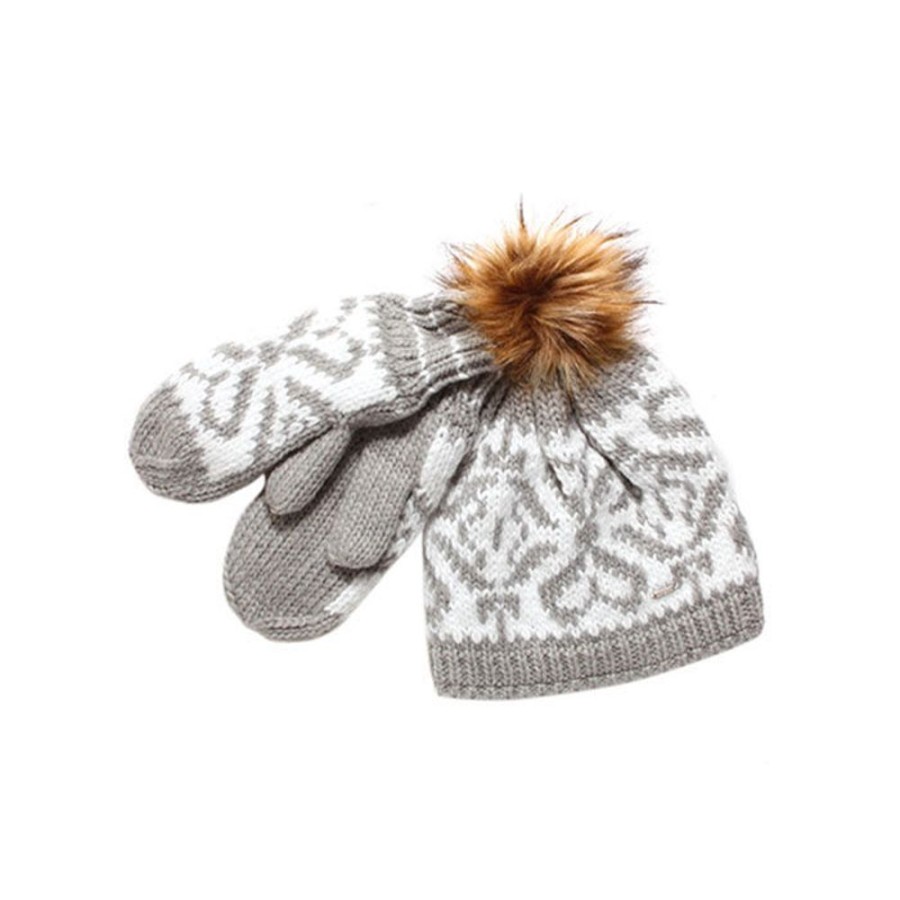 Women Luhta Winter Accessories | Women'S Airis Beanie + Mitten Set