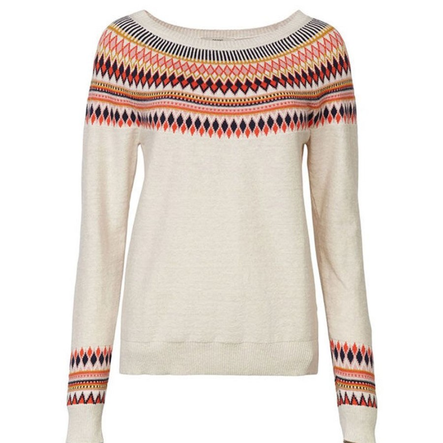 Women Esprit Sweaters | Women'S Fair Isle Cotton Sweater