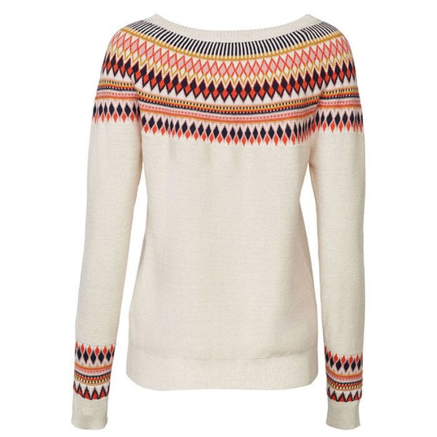 Women Esprit Sweaters | Women'S Fair Isle Cotton Sweater