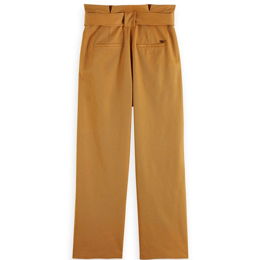 Women Scotch & Soda Pants | Women'S Daisy Straight Paper Bag Pant