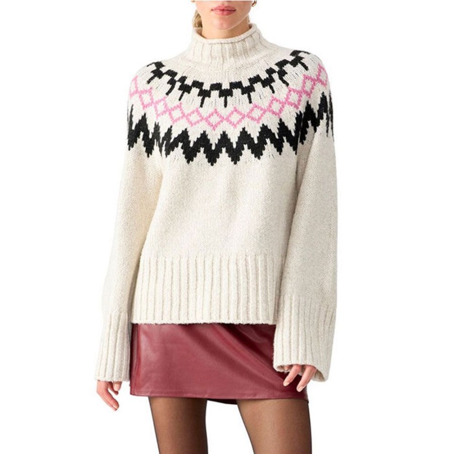 Women Sanctuary Sweaters | Women'S Tis The Season Fair Isle Sweater