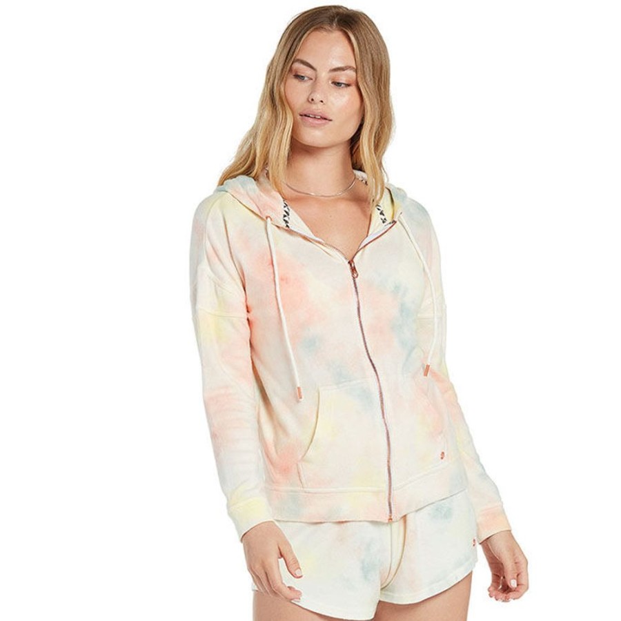 Women Volcom Sweatshirts & Hoodies | Women'S Lived In Lounge Zip Hoodie