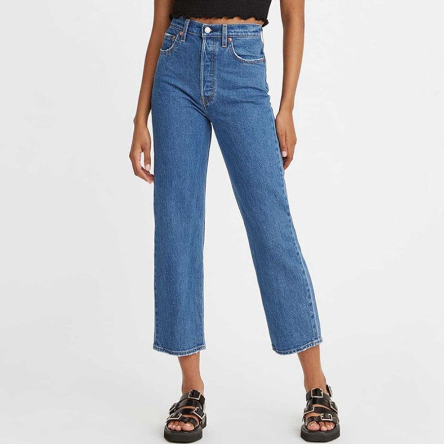 Women Levi's Denim | Women'S Ribcage Straight Ankle Jean