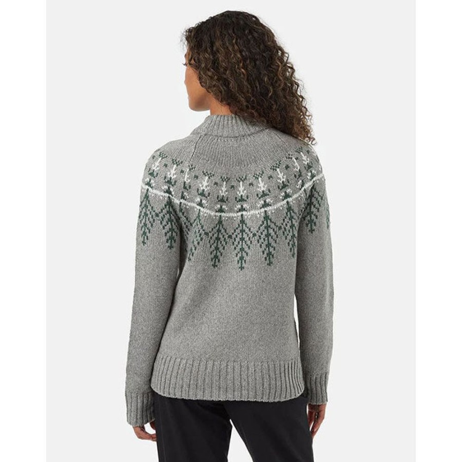 Women Tentree Sweaters | Women'S Highline Wool Intarsia Sweater