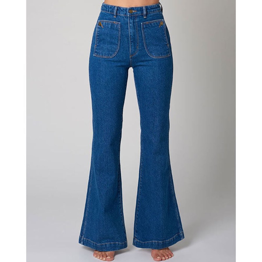 Women Rolla's Pants | Women'S Eastcoast Flare Jean