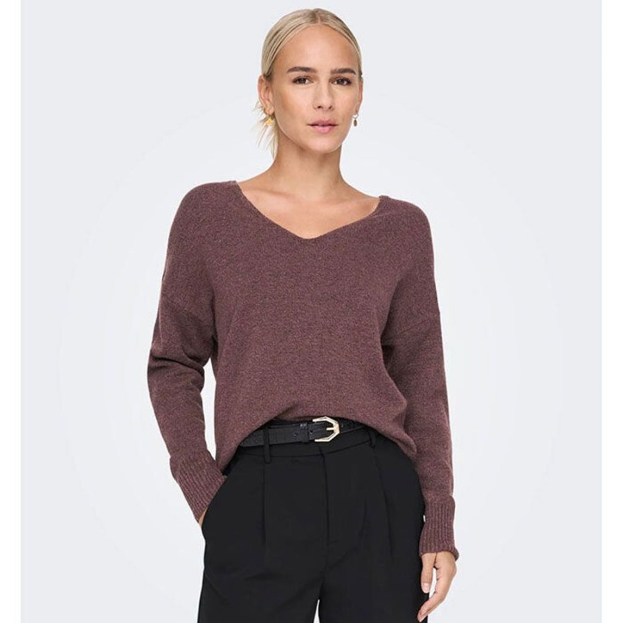 Women Only Sweaters | Women'S Rica V-Neck Sweater