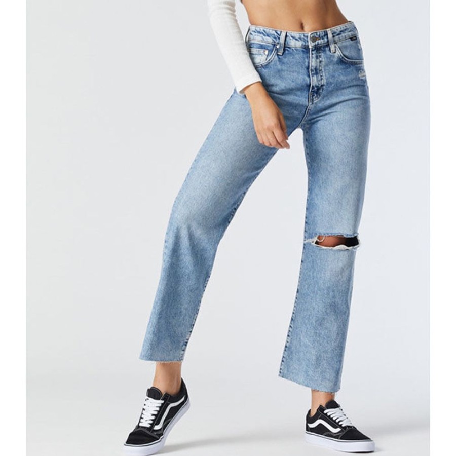 Women Mavi Denim | Women'S Barcelona Loose Straight Jean