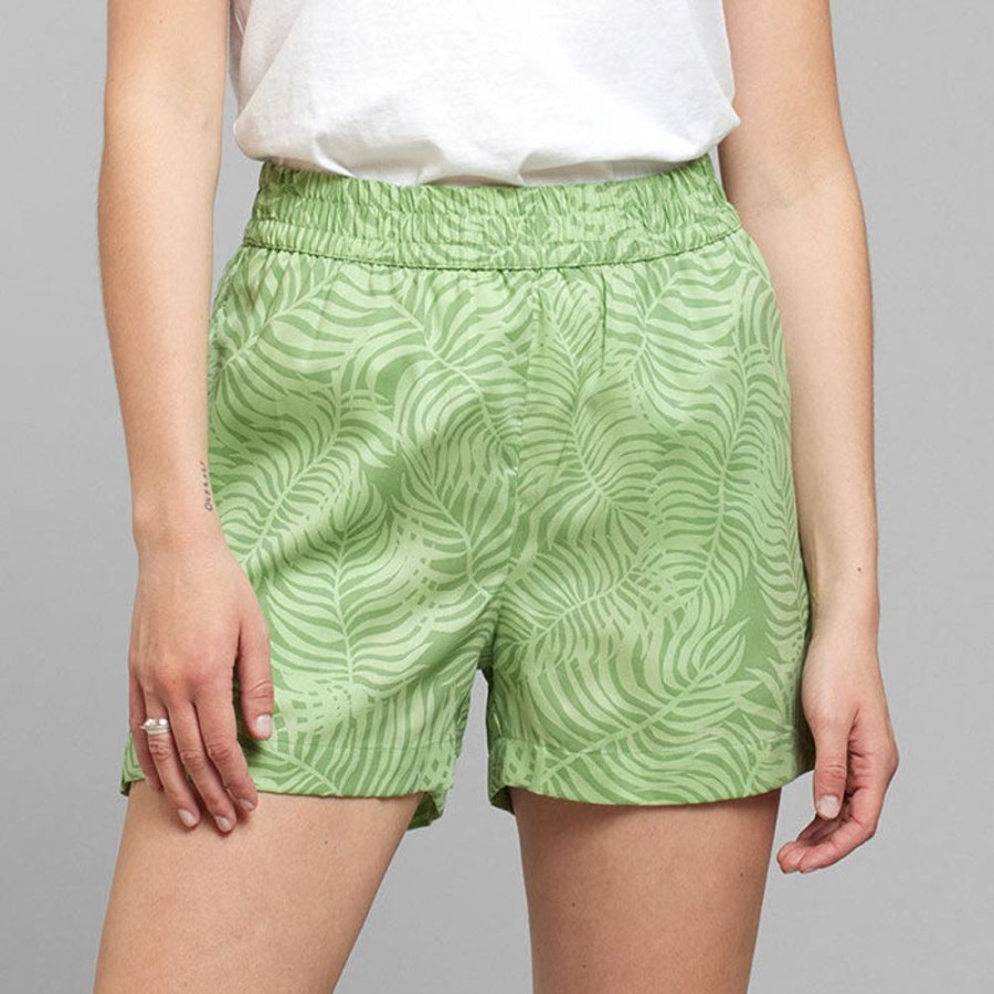 Women DEDICATED Shorts | Women'S Aspudden Palm Leaves Short