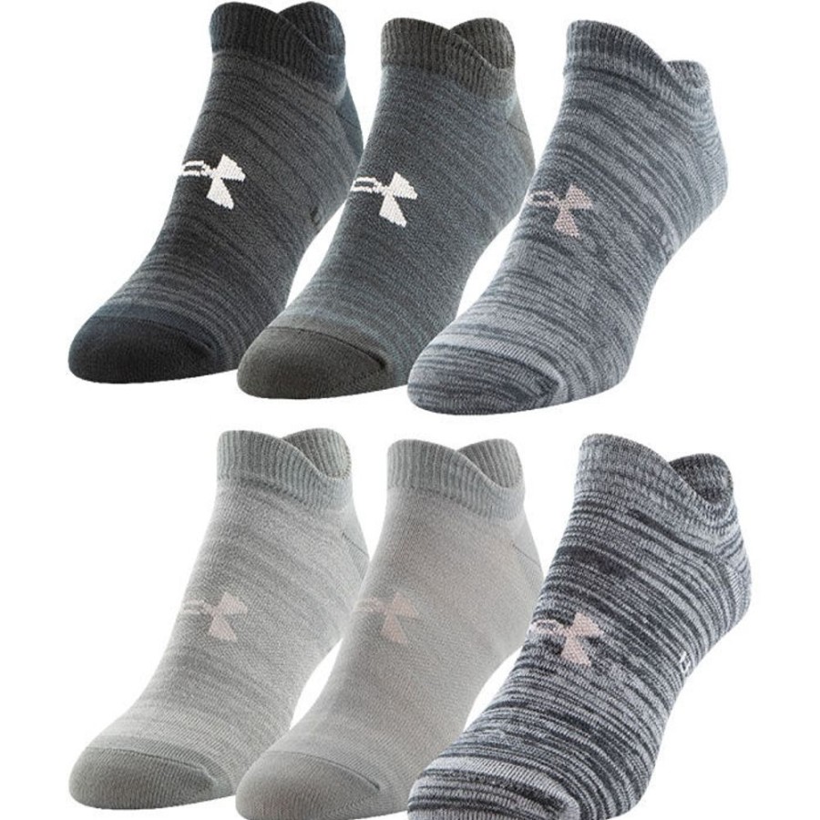 Women Under Armour Socks | Women'S Essential No-Show Sock (6 Pack)